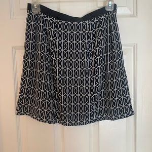Black and white skirt